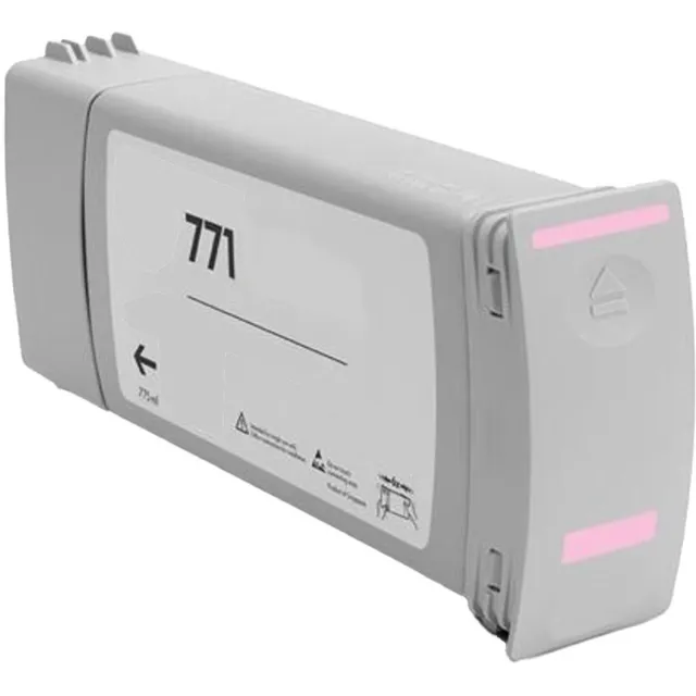 ABC huismerk inktcartridge geschikt voor HP 771 licht grijs 775 ml geschikt voor Designjet Z6200 Z6600 Z6610 Z6800 Z6810