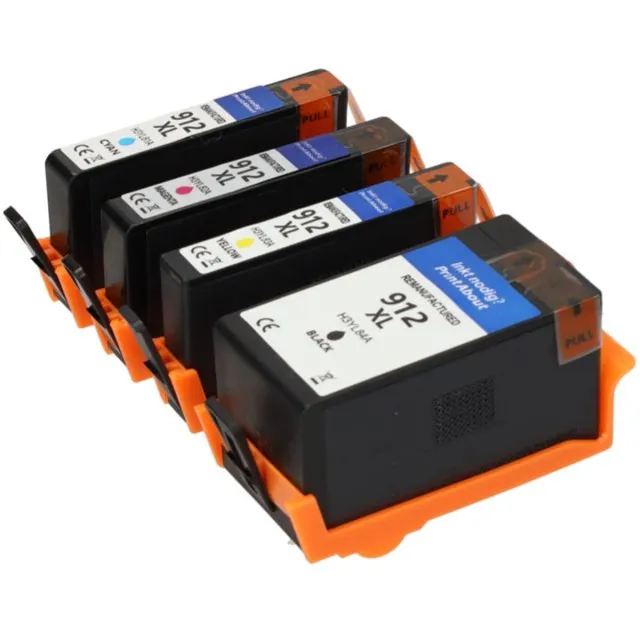 PrintAbout Huismerk HP 912XL (6ZC74AE) Inktcartridge 4-kleuren Voordeelbundel