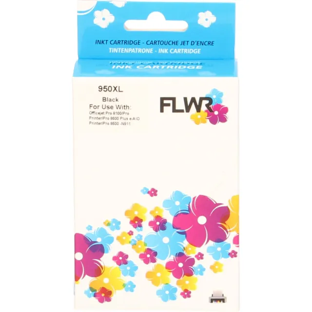 FLWR Inktcartridge / 950XL zwart - Geschikt voor HP