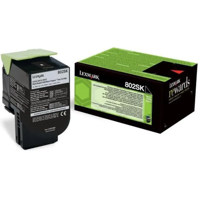 Lexmark 802SK tonercartridge zwart