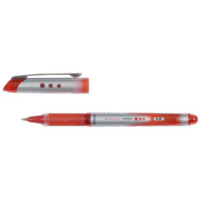 Pilot Rollerpen PILOT V-Ball Grip fijn rood