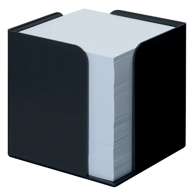 Djois Memokubus Djois Re-Solution recycled 95x95x95mm + 700vel zwart