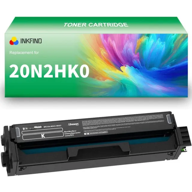 INKFIND 20N2HK0 Zwart tonercartridge compatibel met Lexmark 20N2HK0 Zwart geschikt voor Lexmark CS331dw/Lexmark CX331adwe - 1-pack Zwart Zwart x 1