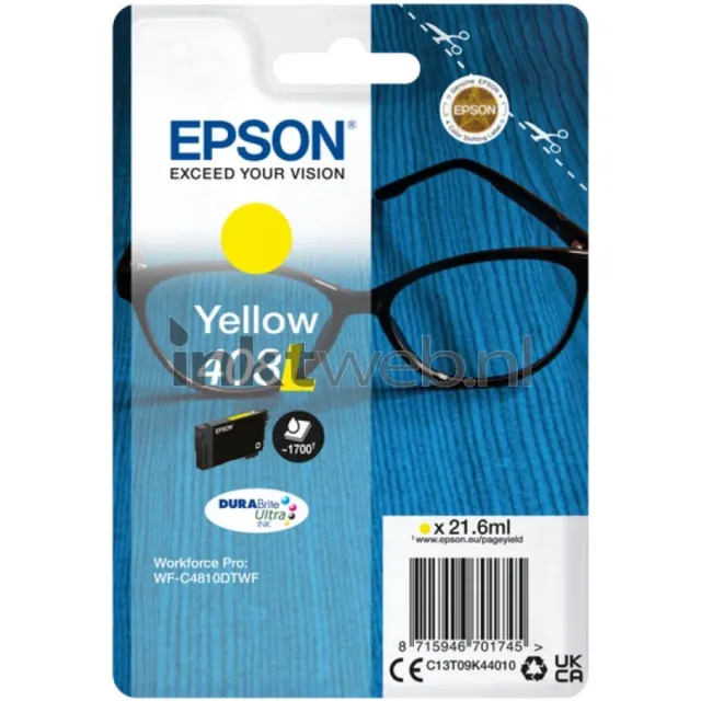 Epson 408L geel Inktcartridge