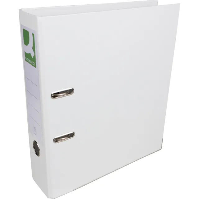 Q-CONNECT ordner, voor ft A4, volledig uit PP, rug van 8 cm, wit