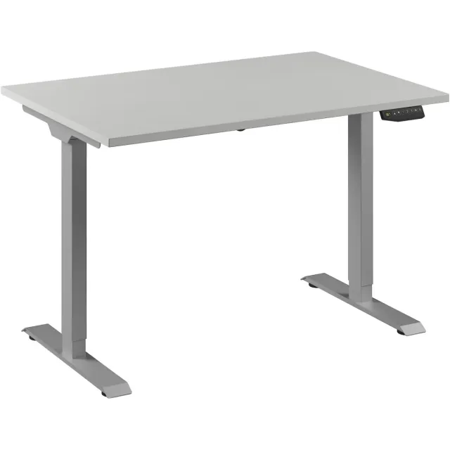 Ceha Europe Bureau Adjust 1 Plus QA 120x80 Aluminium/Wit Wit blad