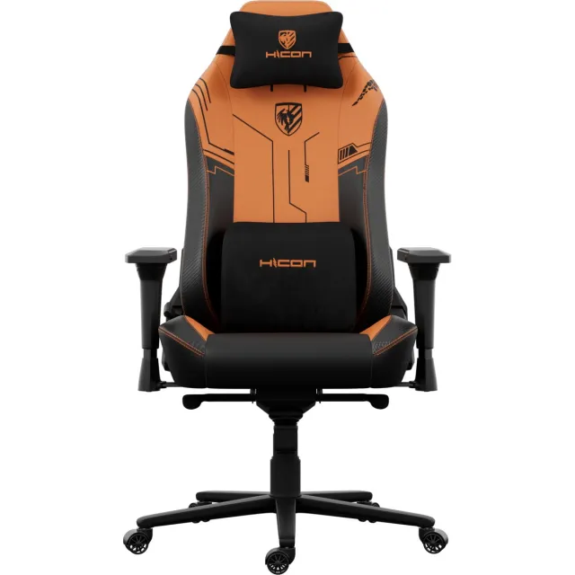 HICON Premium Bureaustoel - Luxe Ergonomische - Bureaustoel voor Volwassenen met Verstelbare Functies - Apex Serie - EagleBlaze - Oranje Oranje Apex