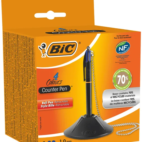 Bic Baliebalpen Bic met ketting medium zwart