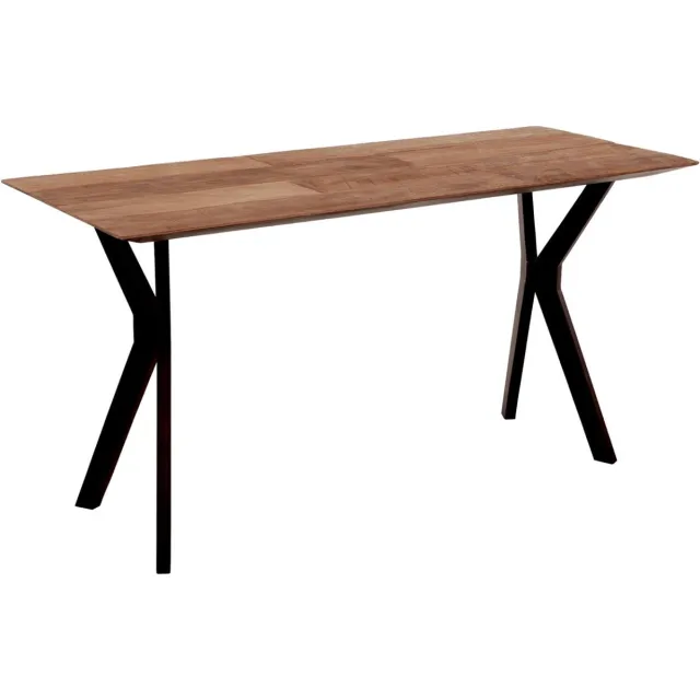 DTP Home Metropole bureau teakhout naturel - 150 x 60 x 76 cm bruin