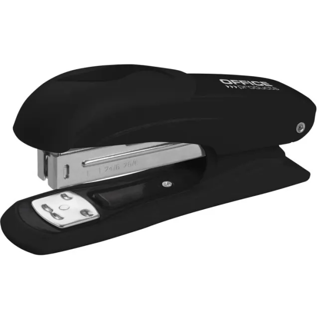 Office Products nietmachine, metaal, inlegdiepte 60 mm, 30 blad, zwart