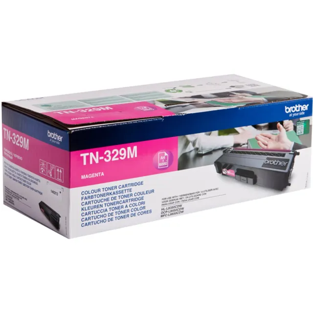 Brother TN-329M tonercartridge magenta extra high capacity 6.000 pagina's 1-pack