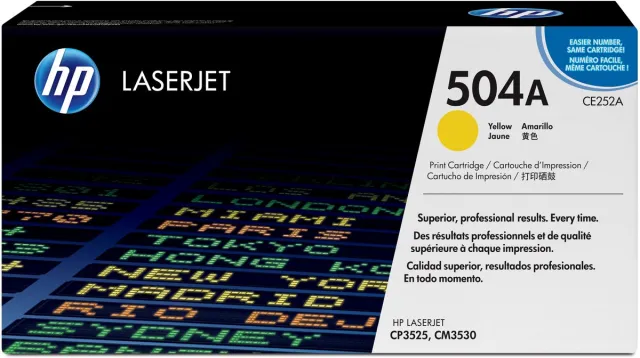HP Toner HP 504A Yellow Geel