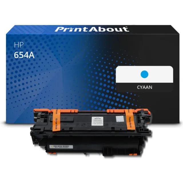 PrintAbout Alternatief voor de HP CF331A (nr 654A) / cyaan