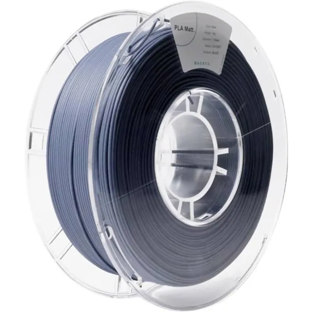 Maertz PMMA-1012-007 PMMA-1012-007 Filament PLA mat Mat 1.75 mm 1000 g Blauw 1 stuk(s) Kleurloos