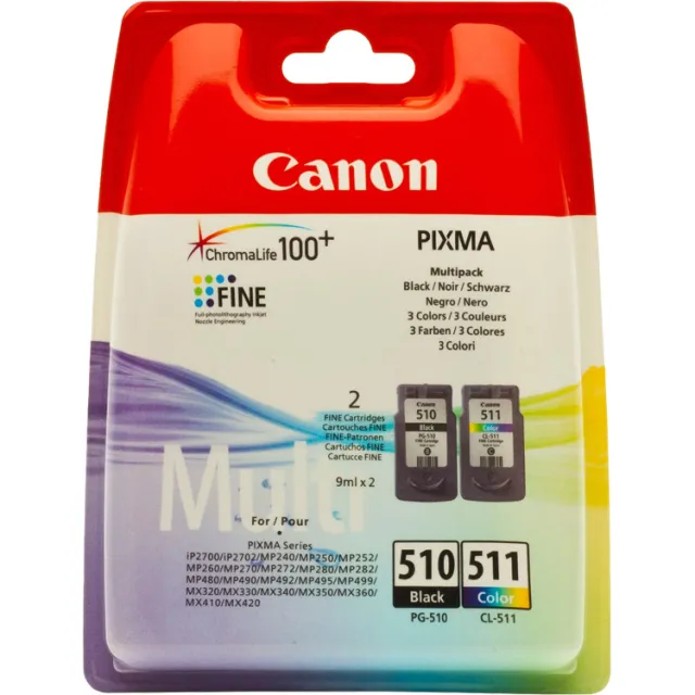 Canon Multipack PG-510/CL-511 inkt Zwart