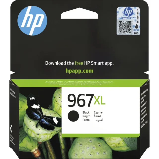 HP 967XL Origineel Zwart 1 stuk(s) Hoog (XL) rendement
