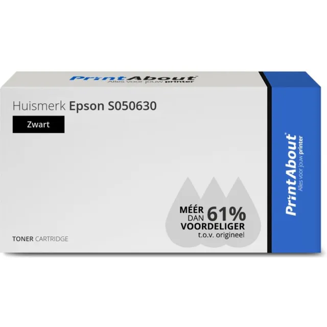 PrintAbout Alternatief voor de Epson S050630 / zwart