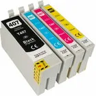 Epson Huismerk Epson 407XL Inktcartridges Multipack (zwart + 3 kleuren)