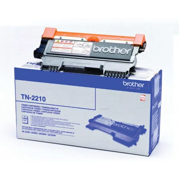 Brother toner, 1.200 pagina's, OEM TN-2210, zwart