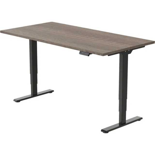 Game Hero Office Hero® Cosmic Elektrisch - Zit sta bureau in hoogte verstelbaar zwart frame - Game bureau - Computertafel - Werktafel - 180x80 - Robson eik