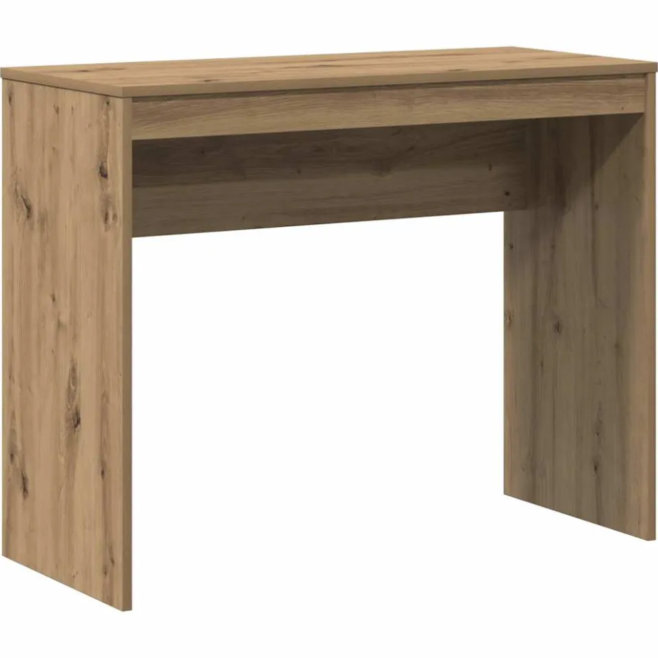 vidaXL Bureau 90x40x72 cm bewerkt hout artisanaal eikenkleur Bruin