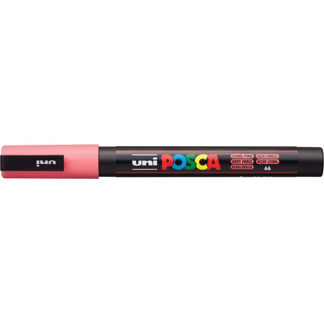 Uni POSCA paintmarker PC-3M, 1,5 mm, koraalrood