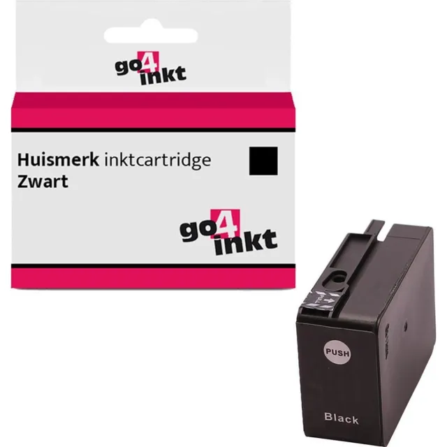 Go4inkt compatible met HP 932XL bk inkt cartridge zwart