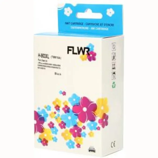 FLWR Cartridges / HP 903XL / zwart / Geschikt voor HP