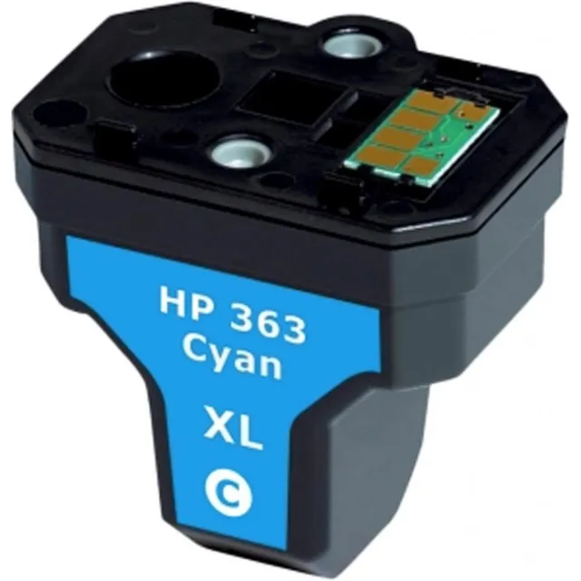 InktDL Huismerk geschikt voor HP 363XL Inktcartridge Cyaan - Geschikt voor Photosmart 3210 - 3310 - C5180 - C6180 - C6280 - C7280 - C8180 - D7160 - D7463 - C8771EE