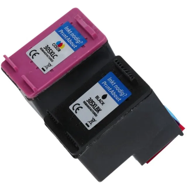 PrintAbout Huismerk HP 305XL (6ZA94AE) Inktcartridge Zwart + 3 kleuren Voordeelbundel Hoge capaciteit