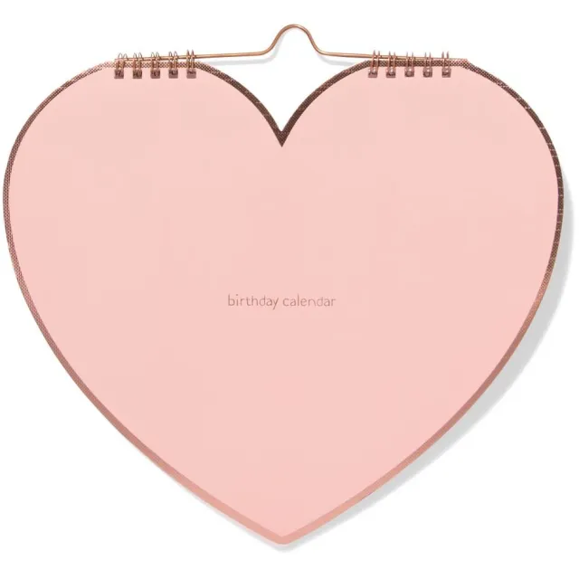 HEMA Verjaardagskalender 22.5x26cm hart (roze)